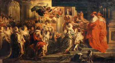 The Coronation of Marie de Médicis, May 13, 1610 av Peter Paul Rubens