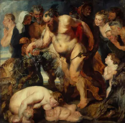 The drunken Silenus av Peter Paul Rubens