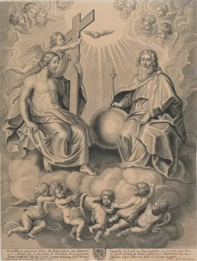 The Holy Trinity – nr 2 av Peter Paul Rubens