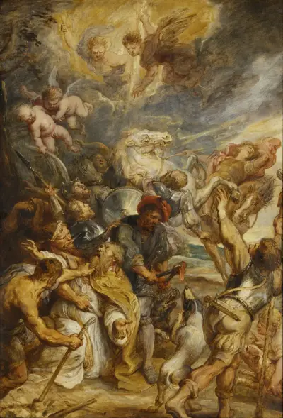 The Martyrdom of Saint Livinus av Peter Paul Rubens