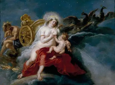 The Origin Of The Milky Way av Peter Paul Rubens