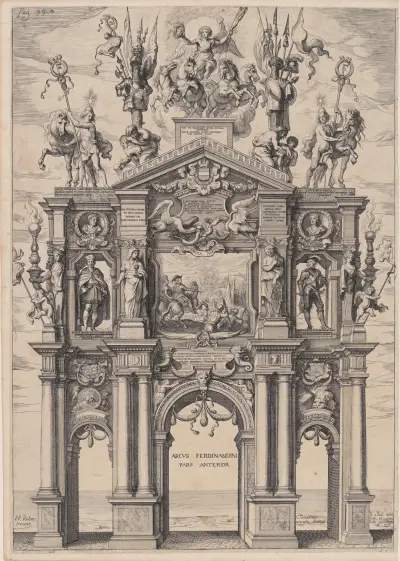 The Triumphal Arch of Ferdinand av Peter Paul Rubens