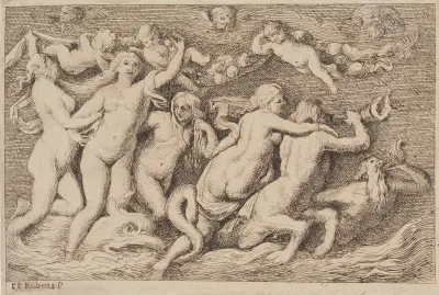 Venus Rising from the Sea av Peter Paul Rubens