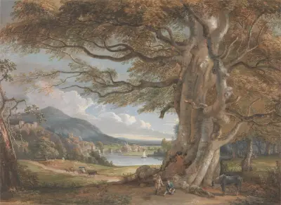 Bridgenorth, Shropshire av Paul Sandby