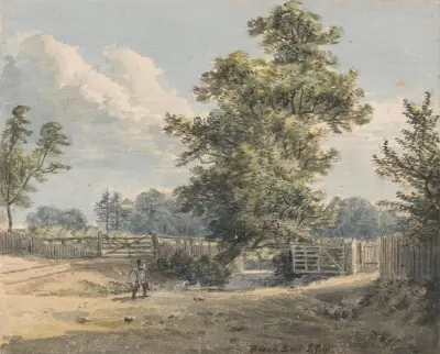 Brook End, Essex av Paul Sandby