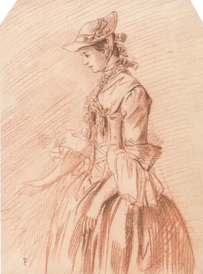 Dama w czepku, Paul Sandby