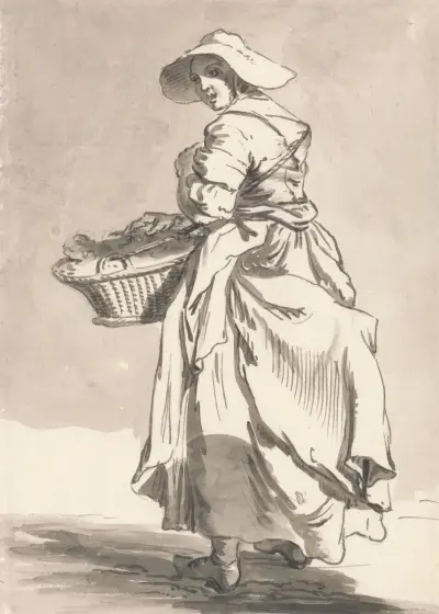 Londyńskie okrzyki; Kwiaty, Paul Sandby