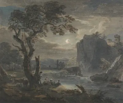 Muzyka w świetle księżyca, Paul Sandby