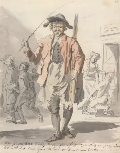 My Pretty Little Ginny Tarters for a Ha’penny a Stick or a Penny a Stick, Paul Sandby