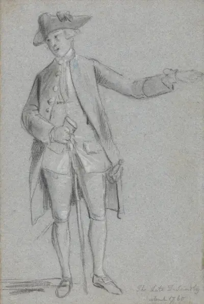Portret Thomasa Sandby'ego, R.A., brata artysty, Paul Sandby
