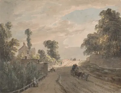 Rogatka w Bayswater, Paul Sandby