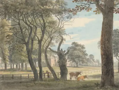 Prochownia w Hyde Parku, Paul Sandby