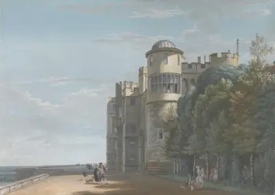 The North Terrace, Looking East av Paul Sandby