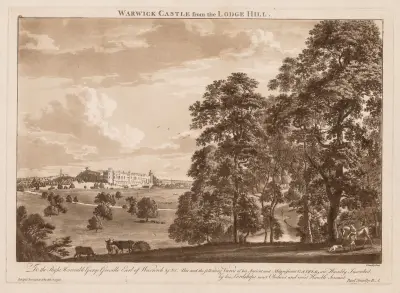 Zamek Warwick z Lodge Hill, Paul Sandby