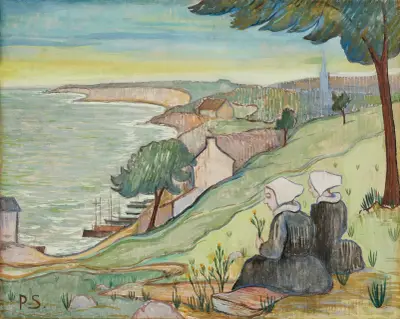 Bretoninnen in Le Pouldu von Paul Sérusier