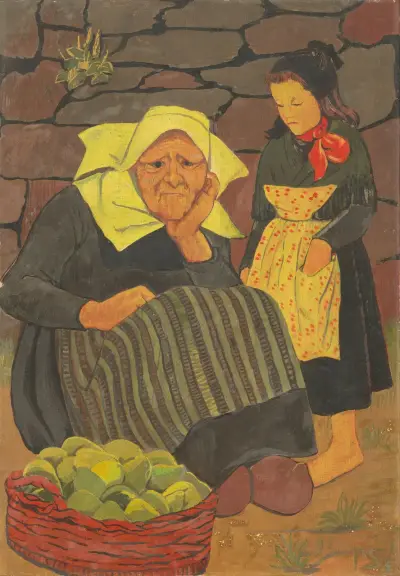 Die Birnenverkäuferin von Paul Sérusier