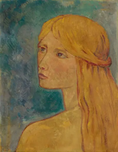 Die Rothaarige von Paul Sérusier