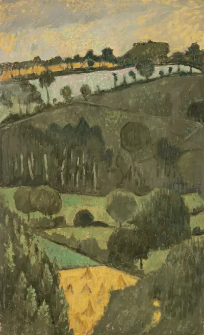 Die gemähten Weizenfelder von Paul Sérusier