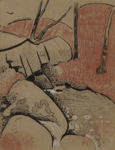 Rivière d’Argent au Huelgoat av Paul Sérusier