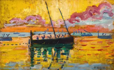 Concarneau (Étude), 1891 av Paul Signac