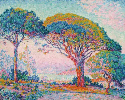 La Baie (Saint-Tropez) av Paul Signac