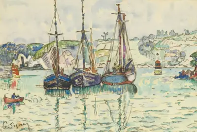 Le Trieux av Paul Signac