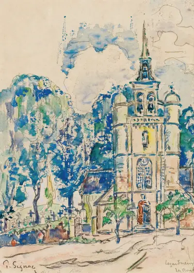 Lezardieux av Paul Signac