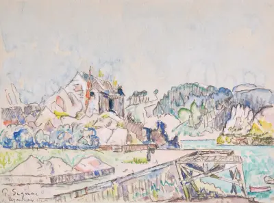 Lezardrieux av Paul Signac