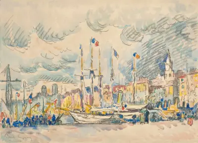 Marseille, le quai av Paul Signac