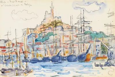 Marseilles av Paul Signac