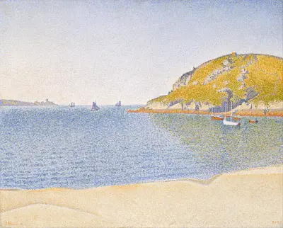 Port of Saint-Cast av Paul Signac