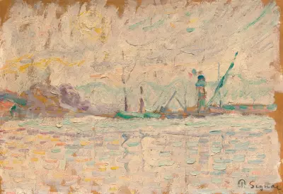Saint-Tropez. Le Phare av Paul Signac