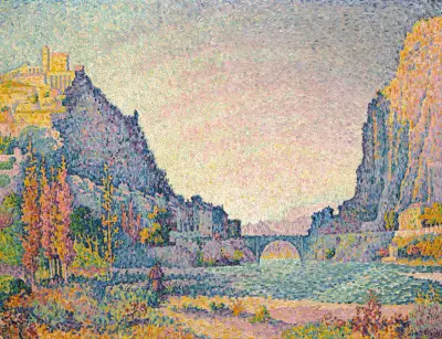 Sisteron av Paul Signac
