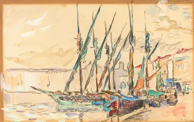 St Tropez, 1906 av Paul Signac