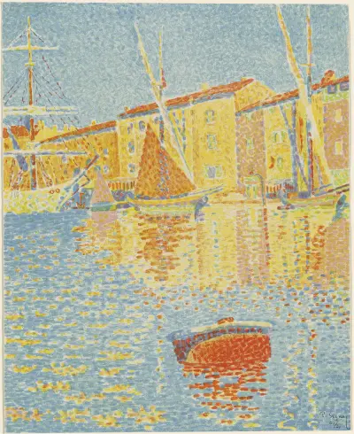 The Buoy (La bouée) av Paul Signac