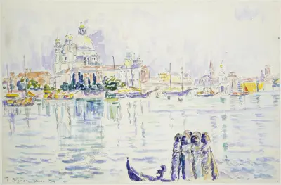 Venice, Grand Canal av Paul Signac
