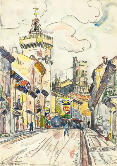 Viviers, 1933 – nr 1 av Paul Signac