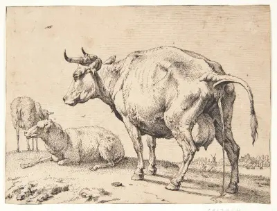 En pissende ko av Paulus Potter