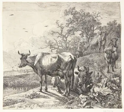 Kohyrden, 1649 av Paulus Potter