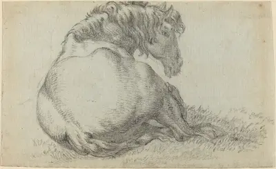 Ruhendes Pferd von Paulus Potter