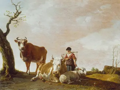 Die Milchmagd von Paulus Potter