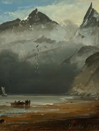Coastal landscape, 1852 av Peder Balke