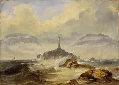 Lighthouse on the Norwegian Coast – nr 1 av Peder Balke