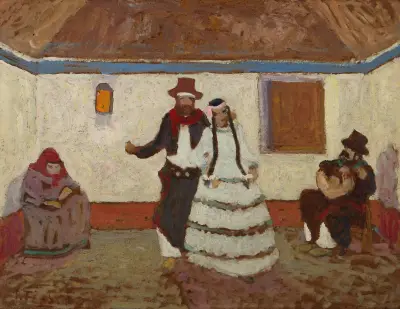 Baile En El Rancho (from 1880 until 1938) av Pedro Figari
