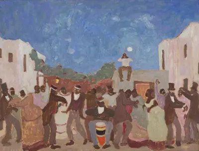 Candombe, 1925 av Pedro Figari