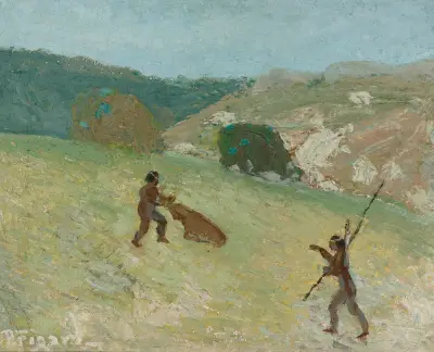 Caza – nr 1 av Pedro Figari