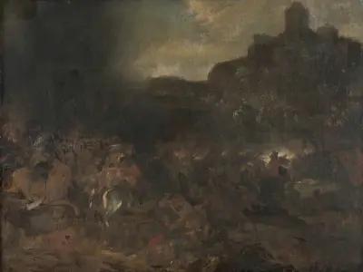 Landskap med lappar av Pehr Hilleström