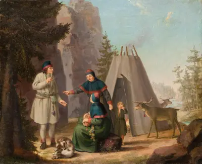 Samernas dräkter av Pehr Hilleström