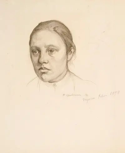 Sohvi Virpelä (the Artist’s Sister) von Pekka Halonen