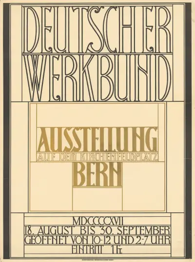Deutscher Werkbund – Ausstellung Bern av Peter Behrens